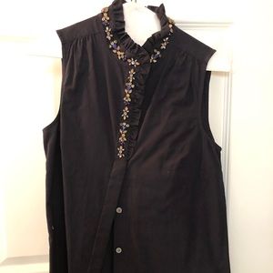 JCrew sleeveless blouse, 0